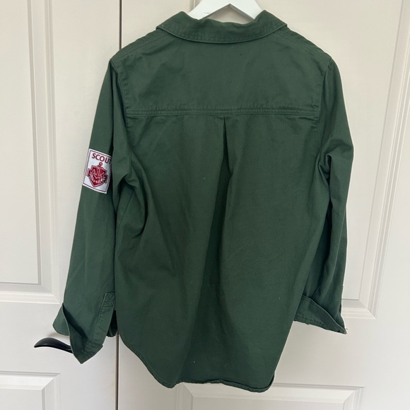 Madeline & Monroe Green Navy/Sailor Button-Up Jacket - Picture 2 of 2